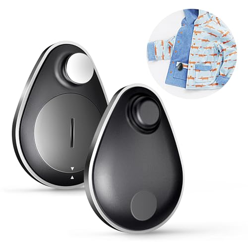 Utag GPS Tracker for Kids Hidden 2 Pack, Bluetooth Tracker Works with Apple Find My (iOS only), Waterproof, Lost Mode, No Monthly Fee, Suitable for Children, Elderly, Pets, Backpack(Black)