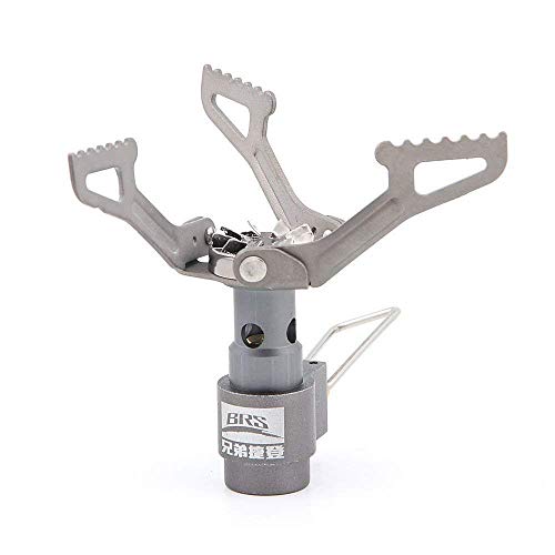 BRS Stove BRS 3000T Stove Ultralight Titanium Backpacking Stove Portable Propane Camping Stove Only 26g