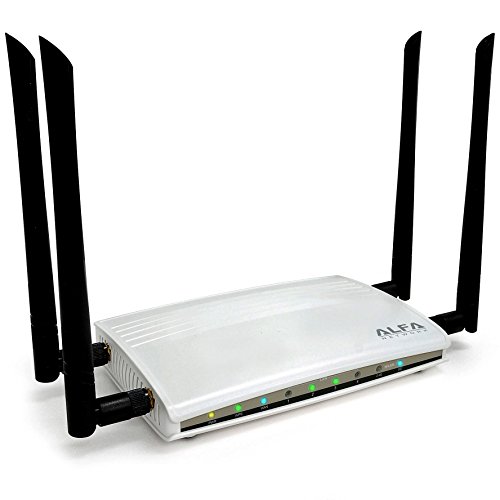 Alfa High-Power Gigabit AC1200 Router- 802.11ac Wide Range WiFi Router, Wireless Up to 1200Mbps + Gigabit LAN/WAN for HD Video Streaming, Gaming & More