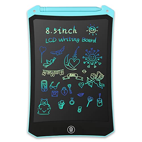 LCD Writing Tablet, Electronic Digital Writing &Colorful Screen Doodle Board, cimetech 8.5-Inch Handwriting Paper Drawing Tablet Gift for Kids and Adults at Home,School and Office (Blue)