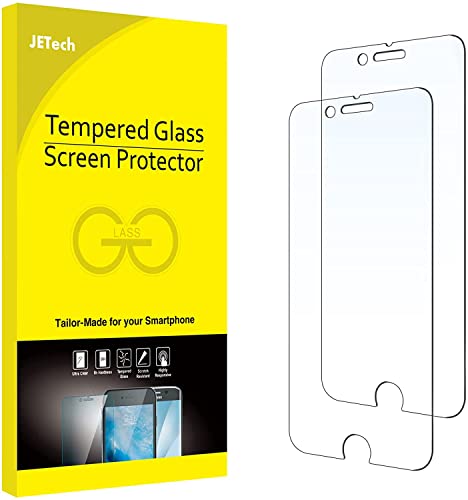 JETech Screen Protector for iPhone 7/8, 4.7-Inch, Tempered Glass Film, 2-Pack
