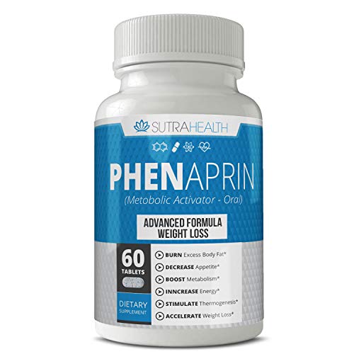 PhenAprin Diet Pills – Appetite Suppressant: Weight Loss and Energy Boost for Metabolism – Optimal Fat Burner Supplement Helps Maintain and Curb Appetite, Promotes Mood & Brain Function