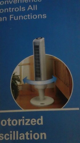 Holmes Oscillating Tower Fan 32 Inch with Remote Control, HT38R-U