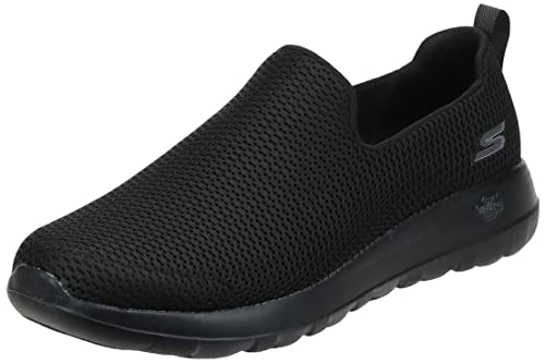Skechers mens Go Max-athletic Air Mesh Slip on Walking Shoe, Black, 14 X-Wide US