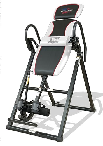 Body Vision IT 9690-W - Deluxe Heavy Duty Therapeutic Inversion Table by Extreme Products Group - White