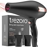 𝗪𝗜𝗡𝗡𝗘𝗥 𝟬𝟲/𝟮𝟮* 𝟮𝟮𝟬𝟬𝗪 Ionic Salon Hair Dryer - Professional Blow Dryer - Lightweight Travel Hairdryer for Normal & Curly Hair Includes Volume Styling Nozzle