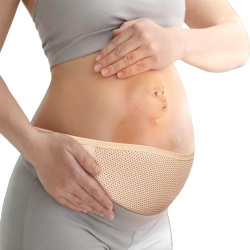 sugfon Maternity Belly Band, Pregnancy Support Belt, Breathable Belly Support Brace for Abdomen Belly Bands for Pregnant Women Maternity Support Belt Pregnancy Belly Support Band