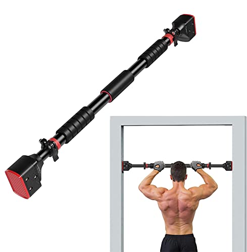 SHINYEVER Pull Up Bar for Doorway, Chin up Bar No Screw Installation with Adjustable Width Locking, Upper Body Workout Bar for Home Gym Exercise Fitness (36.2)