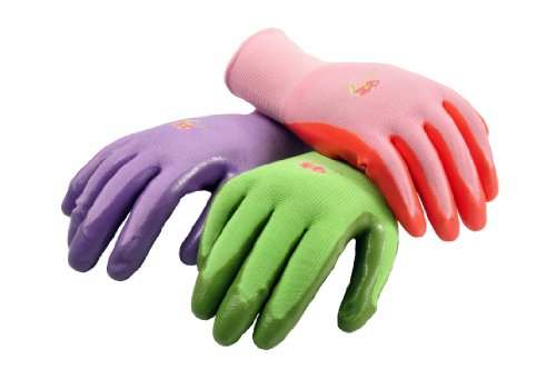6 Pairs Women Gardening Gloves with Micro-Foam Coating - Garden Gloves Texture Grip - Working Gloves For Weeding, Digging, Raking and Pruning, Medium, Assorted color
