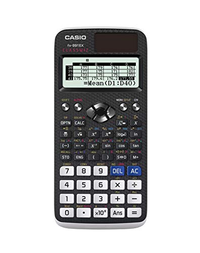 Casio FX-991EX Engineering/Scientific Calculator, Black, 3' x 6.5' x 0.4'