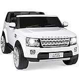 Best Choice Products 12V 3.7 MPH 2-Seater Licensed Land Rover Ride On Car Toy w/ Parent Remote Control, MP3 Player - White