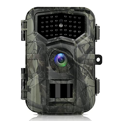 VANBAR Trail Camera 32MP 1080P, Game Camera with Motion Latest Sensor View 0.2s Trigger Time Deer Camera with 40pcs 940nm No Glow Infrared LEDs and IP66 Waterproof 2.0'' LCD for Wildlife Monitoring