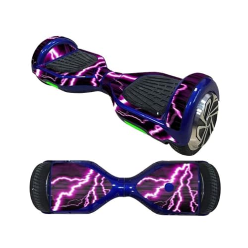 CLISPEED Hoverboard Sticker: Electric Balance Wheel Cover Self Balancing Scooter Decal 2 Wheel Electric Scooter Hover Skateboard Unicycle Decorative Sticker E Scooter Sticker Decal for Hoverboard