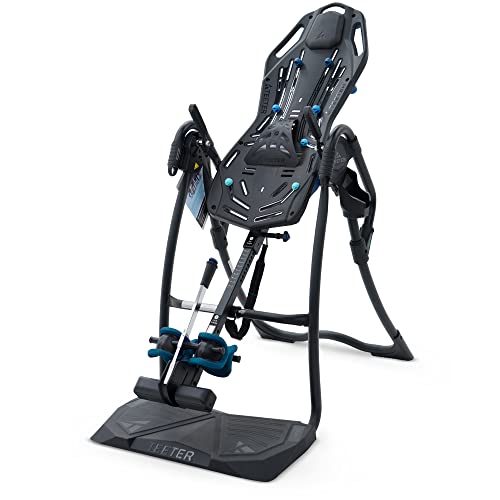 Teeter FitSpine LX9 Inversion Table, Deluxe Easy-to-Reach Ankle Lock, Back Pain Relief Kit, FDA-Registered (LX9 - Black)