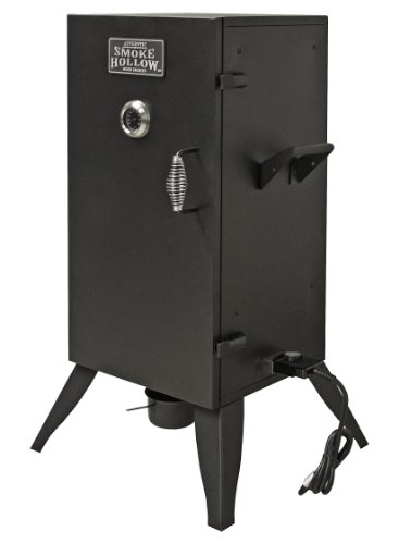 Masterbuilt Smoke Hollow 30162E 30-Inch Electric Smoker with Adjustable Temperature Control, Black
