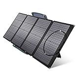 EF ECOFLOW 160 Watt Portable Solar Panel for Power Station, Foldable Solar Charger with Adjustable Kickstand, Waterproof IP67 for Outdoor Camping RV Off Grid System
