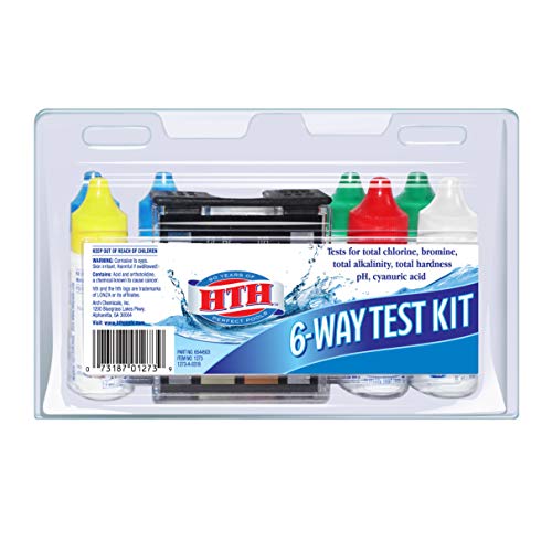 HTH 1273 6-Way Test Kit Swimming Pools Chemical Tester