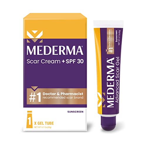 Mederma Advanced Scar Cream Plus SPF 30, 0.7 Ounce, 20 grams (Packaging May Vary)