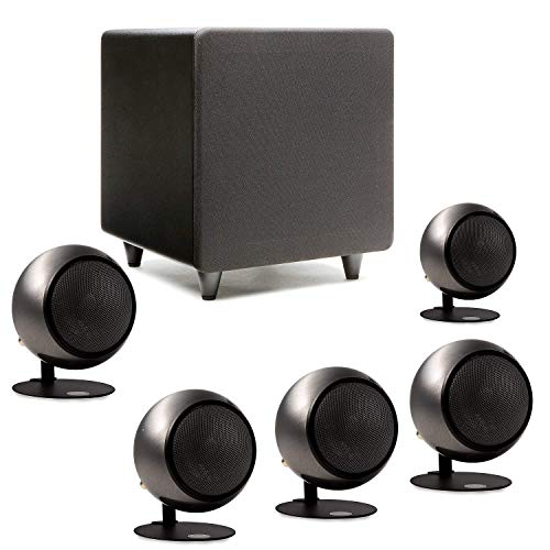 Orb Audio: Mod1 Mini 5.1 Home Theater Speaker System - Surround Sound System - Includes 5 Orbs and 9’’ Subwoofer - Great for Movies & Music - Handmade in The US