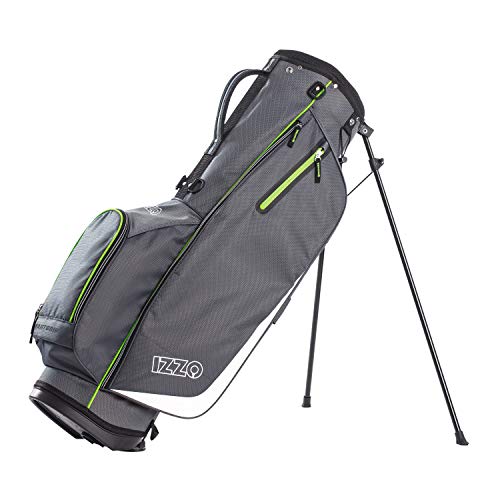 Izzo Golf Izzo Ultra Lite Stand Golf Bag with Dual-Straps & Exclusive Features, Natural