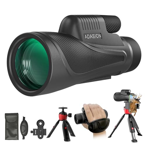 15x56 HD Monocular Telescope High Powered for Adults with Smartphone Adapter, High Powered Monocular Scope with Clear Low Light Vision for Star Watching, Bird Watching, Hiking, Concert