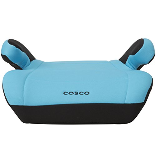 Cosco Topside Booster Car Seat - Easy to Move, Lightweight Design, Turquoise