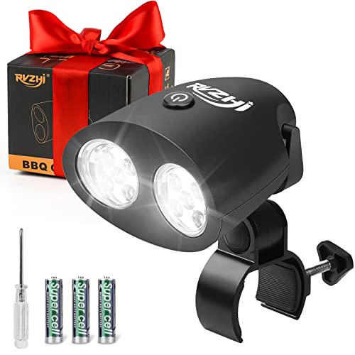 Grill Light Men Gifts for Christmas - Stocking Stuffers Unique Cool Gadgets for Men Christmas Birthday Gifts for Dad Husband Him, Two Brightness LED Grill Lights for Outdoor BBQ Grilling Accessories