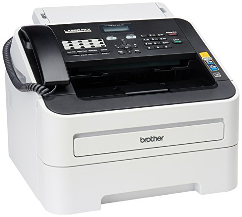 Brother FAX-2840 High Speed Mono Laser Fax Machine, Dark/light gray - FAX2840