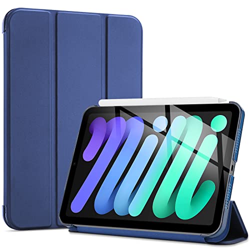 ProCase iPad Mini 6 Case 8.3 Inch 2021 iPad Mini 6th Generation Case, Hard Back Cover Cases for 2021 iPad Mini 8.3' 6th Gen A2567 A2568 A2569 -Navy