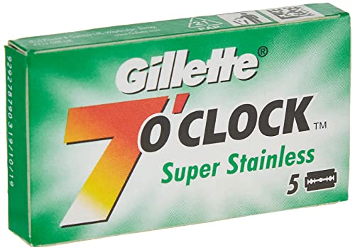 Gillette 7 o'Clock Super Stainless Double Edge Razor Blade - 30 Ct