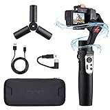 3 Axis Gimbal Stabilizer, Handheld Tripod Mount for Video Recording, Bluetooth Control, Compatible with YI Cam, Insta 360, Sony RX0, Gopro Hero 10/9/8/7/6/5, Osmo Cameras, Hohem iSteady Pro4