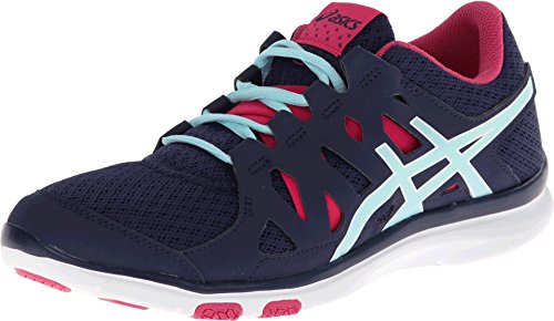ASICS Women's Gel Fit Tempo Cross-Training Shoe,Navy/Ice Blue/Hot Pink,8.5 M US