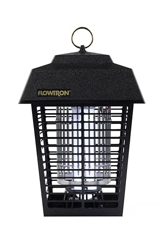 Flowtron Bug Zapper, 1/2 Acre of Outdoor Coverage with Powerful 15W Bulb & 5600V Instant Killing Grid, Electric Insect, Fly & Mosquito Zapper, Made in The USA
