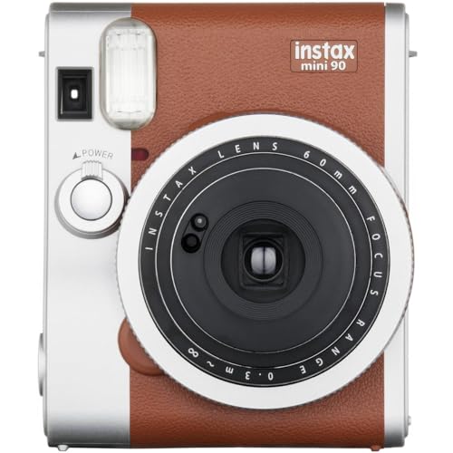 Fujifilm Instax Mini 90 Instant Film Camera (Brown)