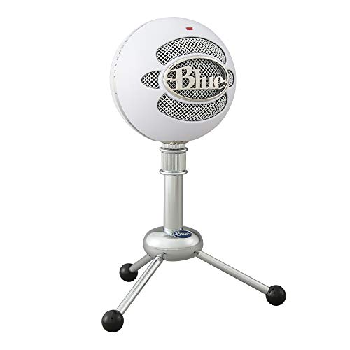 Logitech for Creators Blue Snowball iCE USB Microphone for Gaming, Streaming, Podcasting, Twitch, YouTube, Discord, Recording for PC and Mac, Plug & Play-Black