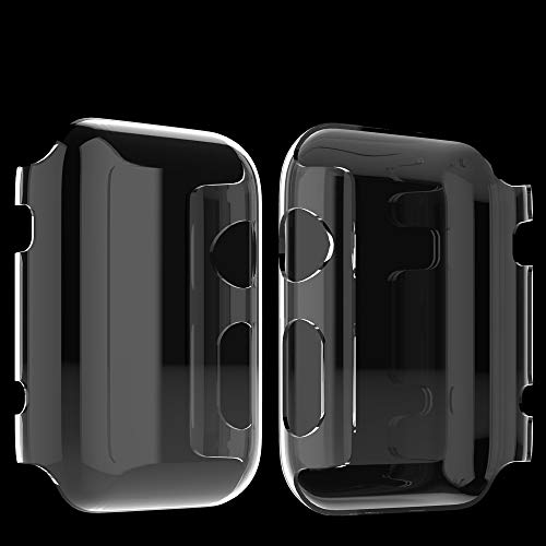 Misxi Compatible with Case Apple Watch Series 2 38mm (2Pack)