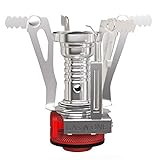 Gas One Backpacking Camping Stove - Pocket Rocket Stove with Piezo Ignition and Case for Isobutane fuel