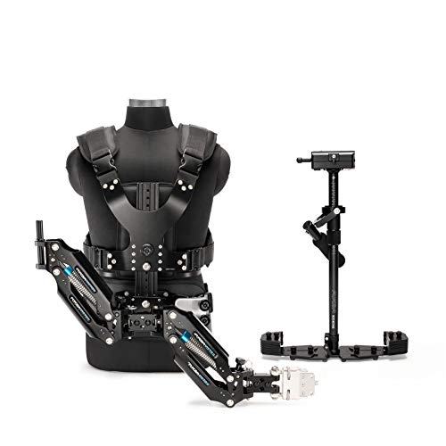 FLYCAM Vista-II Arm Vest with Redking Stabilizer Steadycam | Dual Arm Body Mount Stabilization System for DSLR Video Film Cinema Camera Camcorders up to 7kg/15.4lb +Bag (FLCM-VSTA-RK)