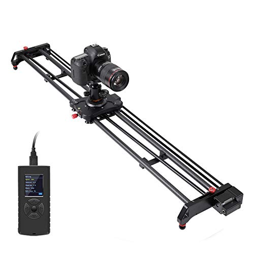 GVM Great Video Maker Camera Motorized Slider,48'/120CM,Automatic Round Trip,Time Lapse,Panoramic Shooting,Video Capture,Slider Smooth and Stable,with Battery