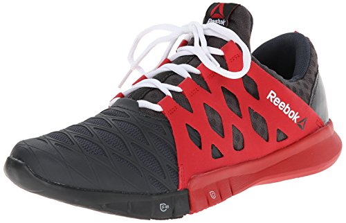 Reebok Men's Reebok ZRX TR Training Shoe,Gravel/Excellent Red/White,10.5 M US