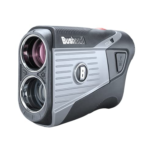 Bushnell Tour V5 Golf Laser Rangefinder | Pinseeker | Visual JOLT | BITE Magnetic Mount | Next Level Clarity and Brightness | Non-Slope Model | 201901