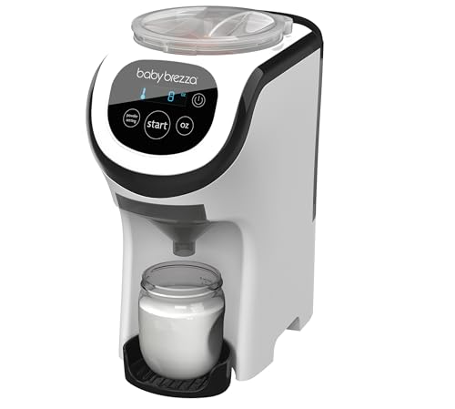 Baby Brezza Formula Pro Mini Baby Formula Mixer Machine Fits Small Spaces and is Portable for Travel– Bottle Makers Makes The Perfect Bottle for Your Infant On The Go, White