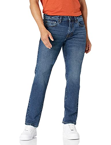 Amazon Essentials Men's Slim-Fit Jeans, Vintage Wash, 40W x 34L