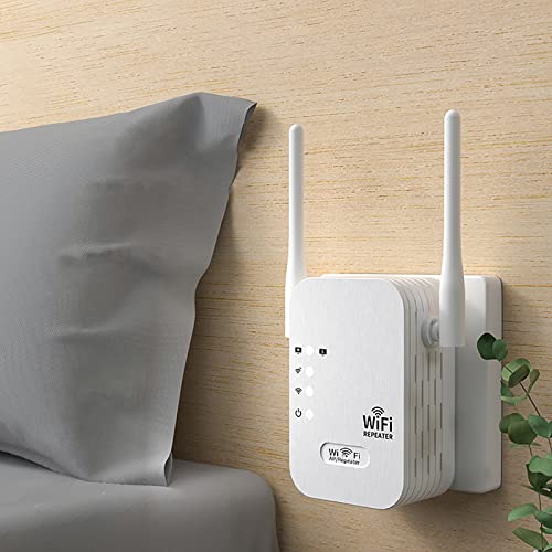 2024 New WiFi Extender Signal Booster, Wireless Internet Repeater, Long Range Amplifier with Ethernet Port, Access Point, The Latest Generation Relay Booster for Home Device