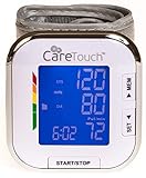 Care Touch Digital Wrist Blood Pressure Monitor - Blood Pressure Wrist Cuff Size 5.5' - 8.5' - Automatic High Blood Pressure Machine with Batteries and Carrying Case Included