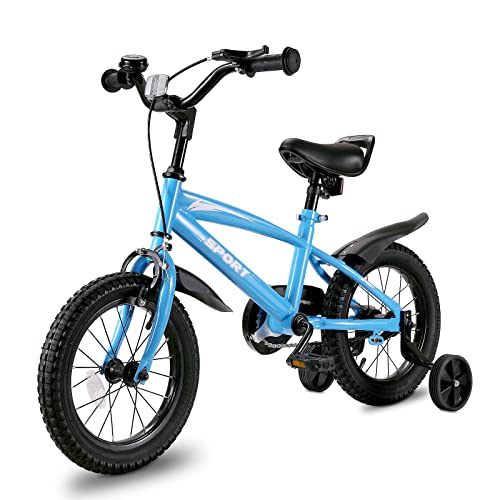 CHRUN Kid Bike 14 Inch Toddler Kids Bike with Training Wheels Prefect for Rider Height 36-52 Inch Children Bicycle for Boys Girls Age 5-8 Years Old