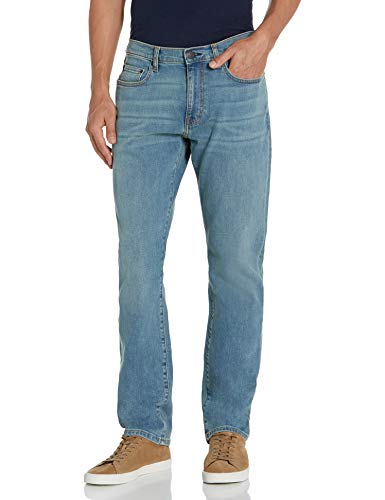 Amazon Essentials Men's Athletic-Fit Jean, Light Blue Vintage, 34W x 29L