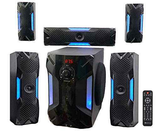 Rockville HTS56 1000w 5.1 Channel Home Theater System/Bluetooth/USB+8' Subwoofer