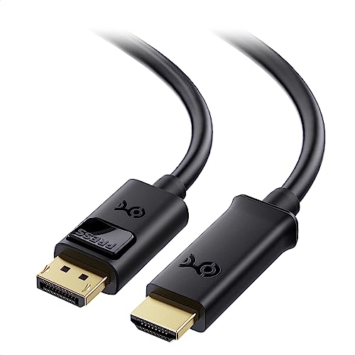 Cable Matters Unidirectional DisplayPort to HDMI Cable 15 ft, Gold-Plated DP to HDMI Cable, Display Port to HDMI Adapter Cable, 15 Feet