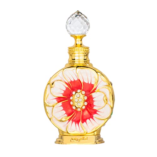 Swiss Arabian Layali Rouge For Women - Floral, Fruity Gourmand Concentrated Perfume Oil - Luxury Fragrance From Dubai - Long Lasting Artisan Perfume With Notes Of Papaya, Peach, And Coconut - 0.5 Oz